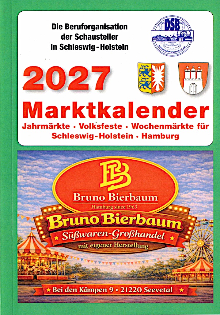 Marktkalender 2027 Schaustellerverband Schleswig-Holstein e.V.